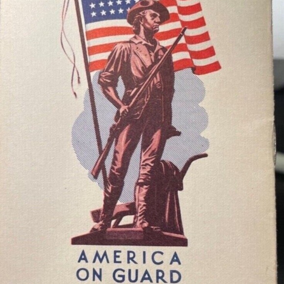 1942 US War WW2 Savings Bond 10 Cent Defense 3 Stamps With Album - Picture 4 of 6